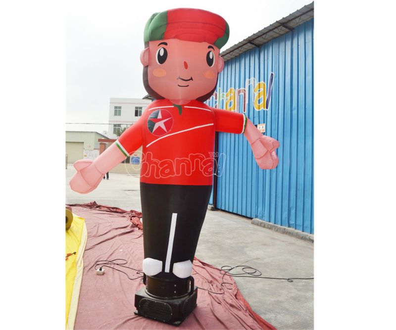 little boy inflatable air dancer