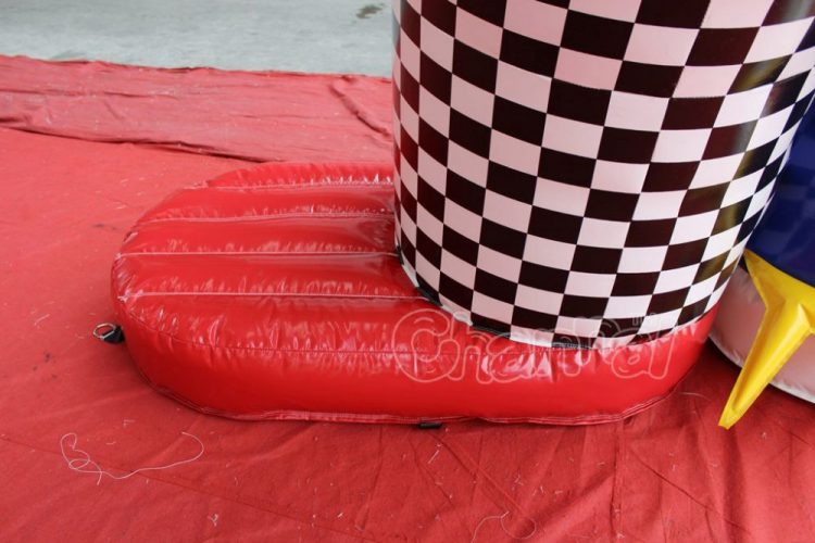 inflatable clown's foot