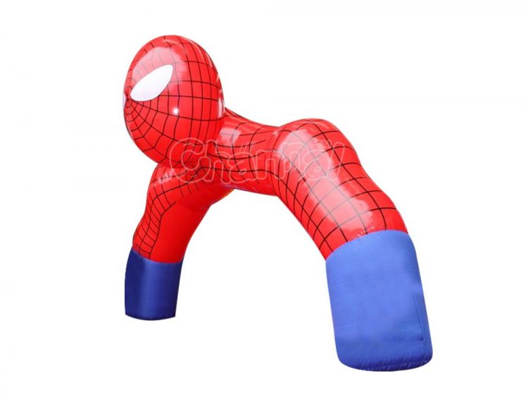 inflatable spiderman arch entrance