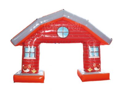 farm barn inflatable arch