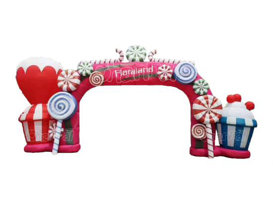 candy inflatable arch