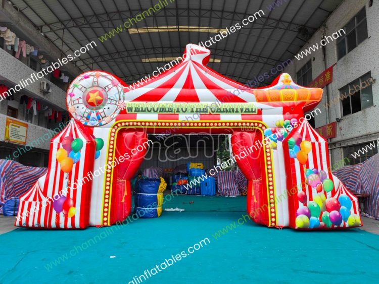inflatable carnival arch