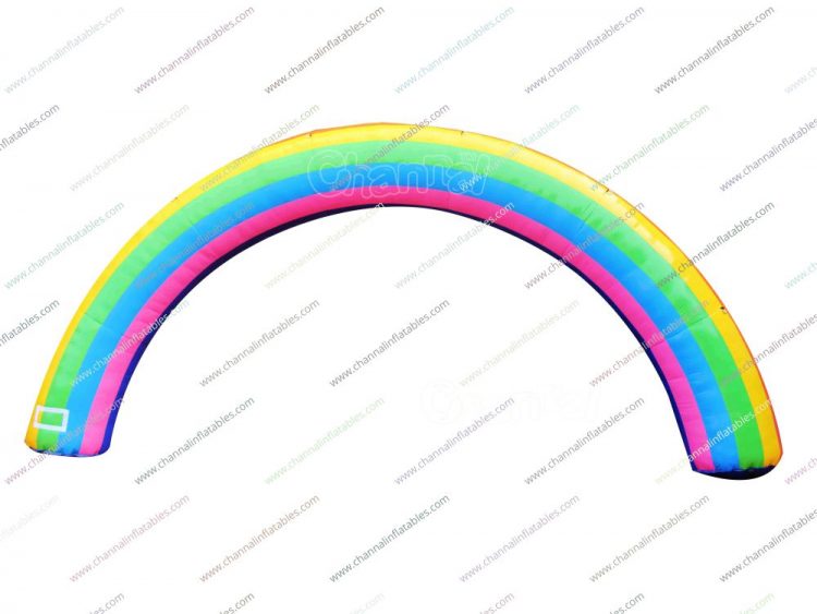 inflatable rainbow arch