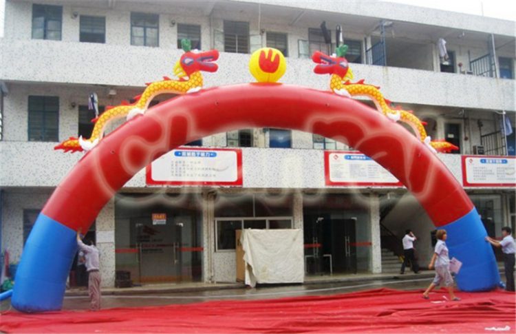 China dragon inflatable arch
