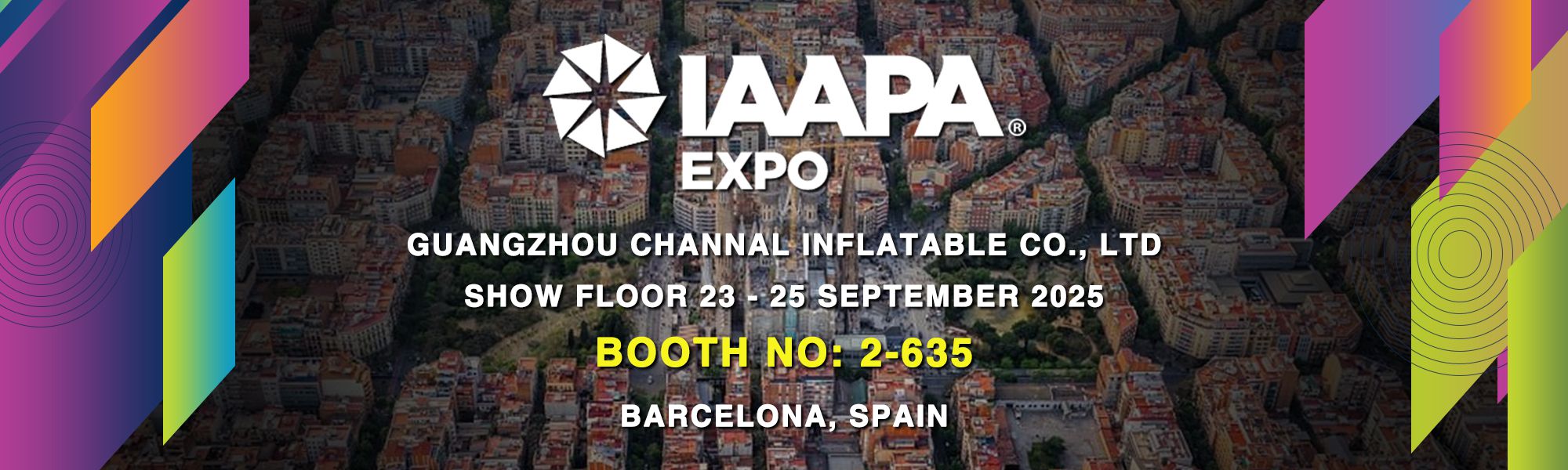 channal's banner of IAAPA Europe 2025