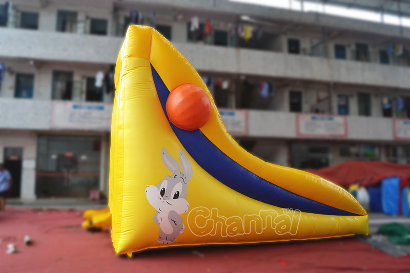 small inflatable basketball