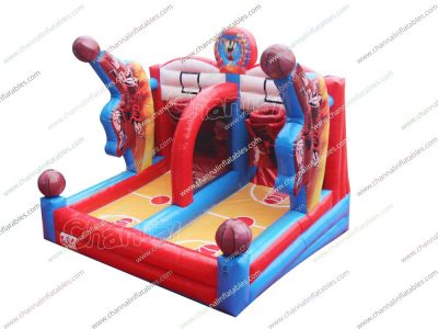 shooting stars inflatable basketball game