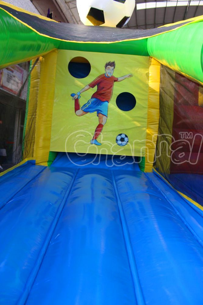 Basketball Soccer Football 3in1 Inflatable Sports Field Channal
