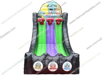 zombie inflatable basketball game