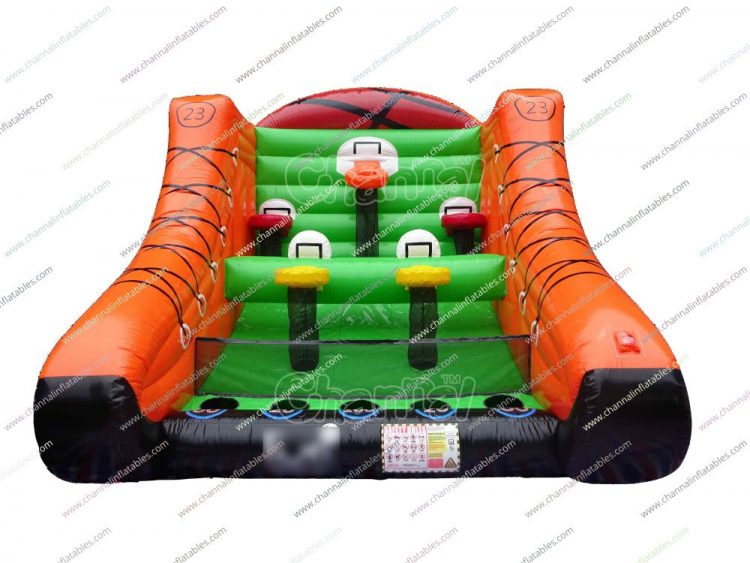 basketball shoe inflatable basketball game