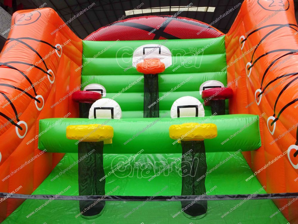 Basketball Shoe Inflatable Basketball Game Channal Inflatables