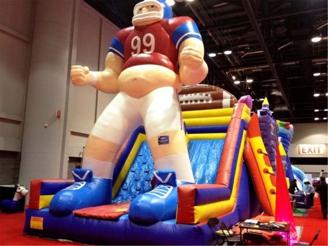 Channal football player inflatables