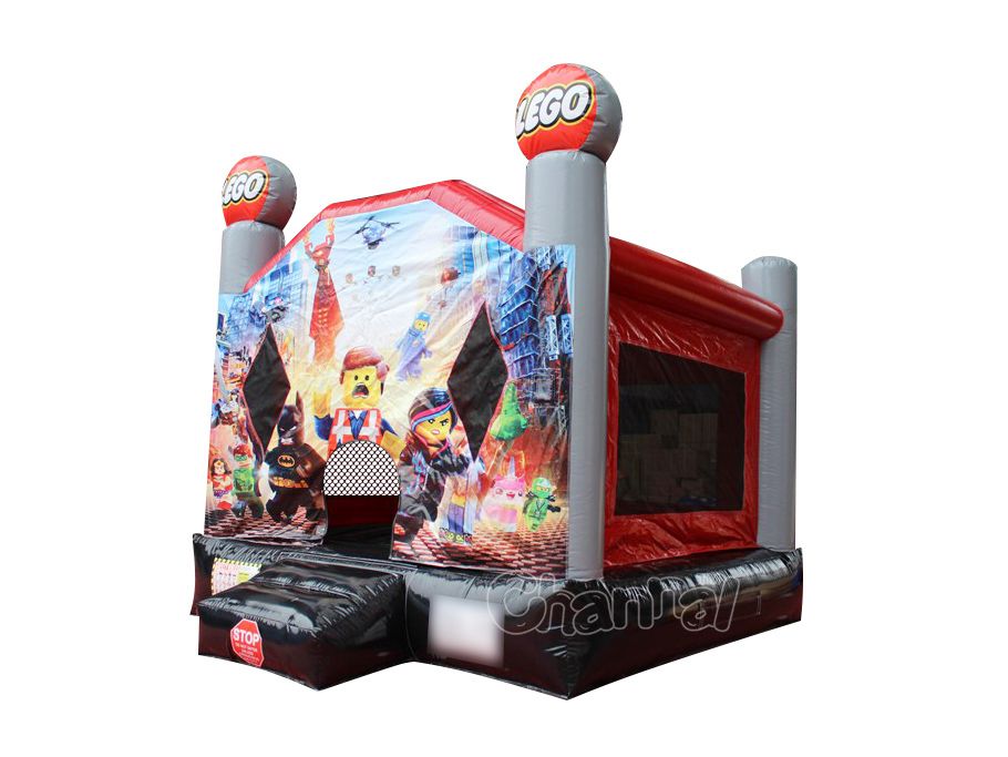 LEGO Movie Themed Bounce House Channal Inflatables