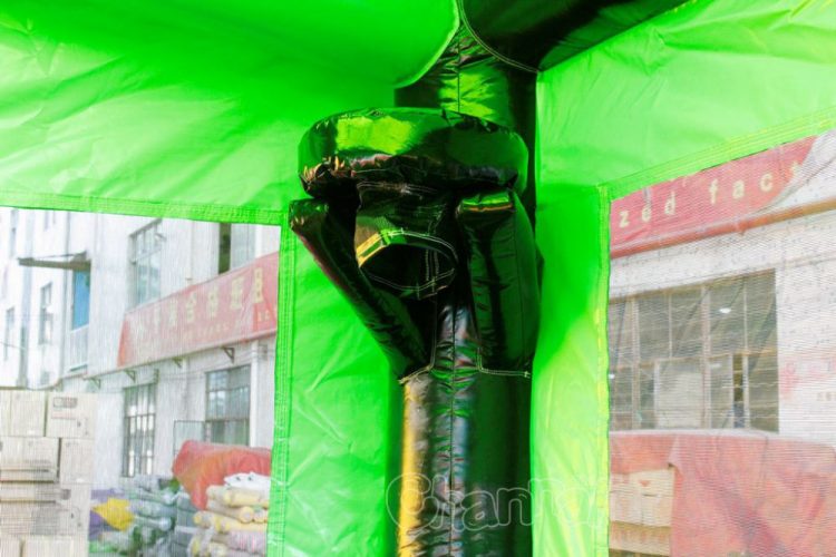 inflatable basketball hoop in hulk bouncer
