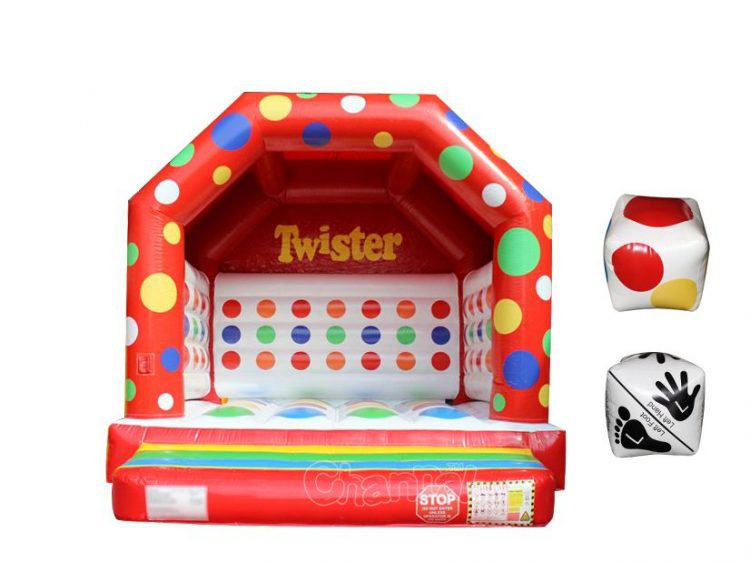 3D twister game inflatable jumper for sale