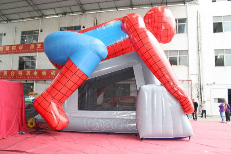 large spiderman inflatable jumping house for kids