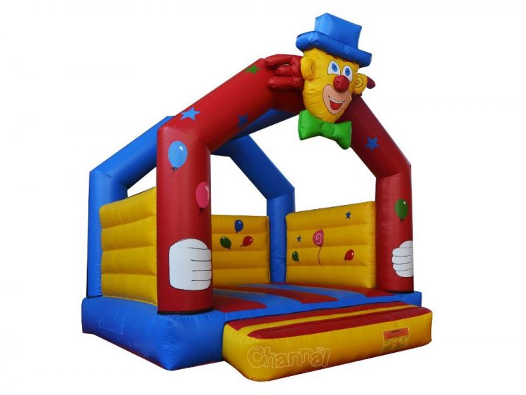 funny clown inflatable bouncer for kids