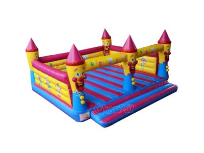 birthday clowns bouncy castle