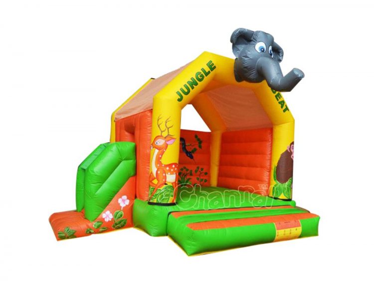 inflatable jungle beat bouncer