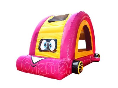 pink cartoon car bouncer