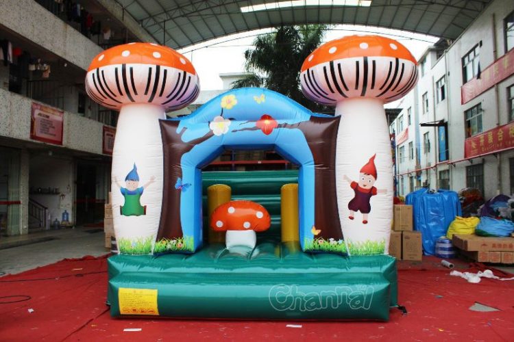 inflatable mushroom bouncy house for kids