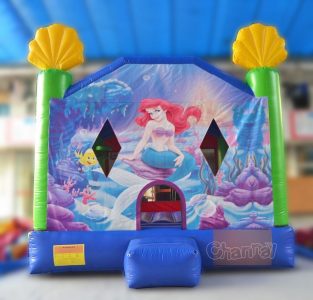 little mermaid bounce house