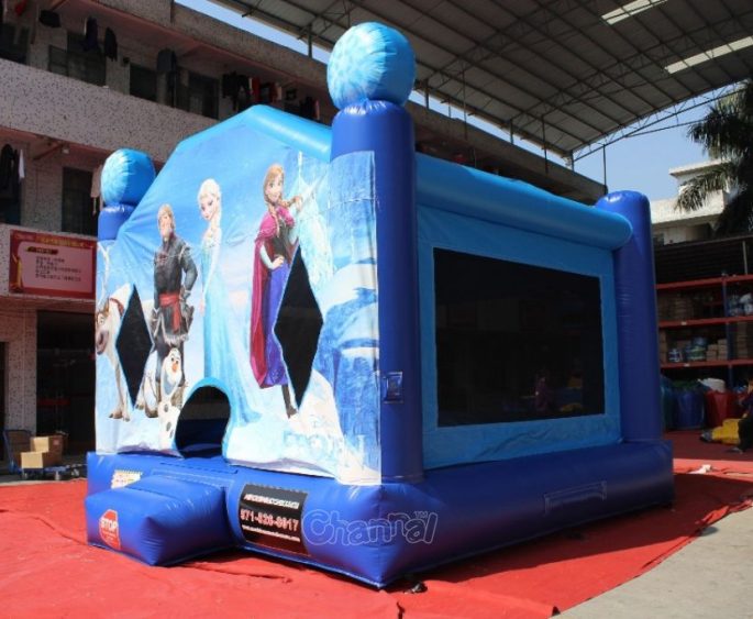 frozen themed bounce house