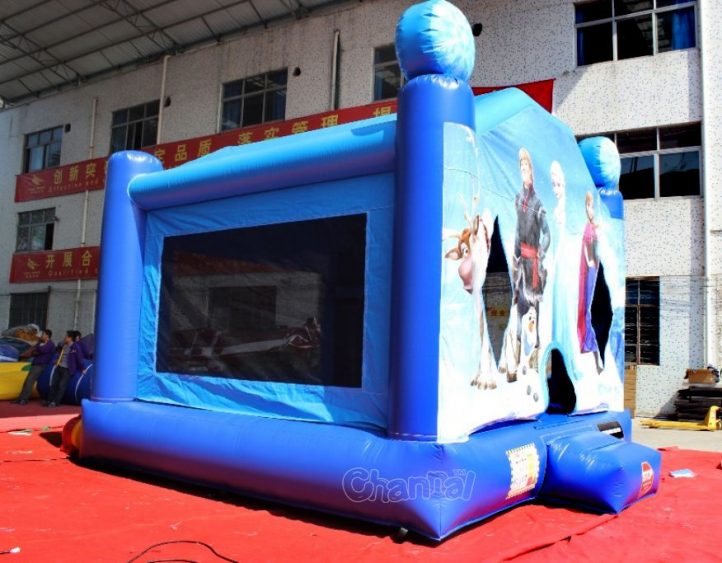 frozen inflatable bouncer