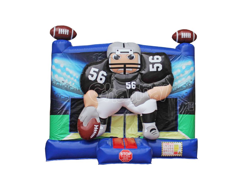 Football Player Bounce House Channal Inflatables