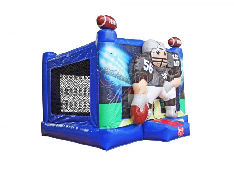 commercial grade inflatable football bounce house