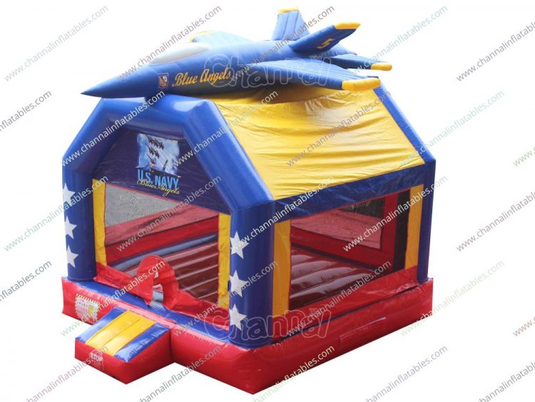 us army blue angels bounce house