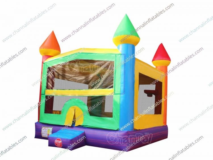 clolorful bounce house