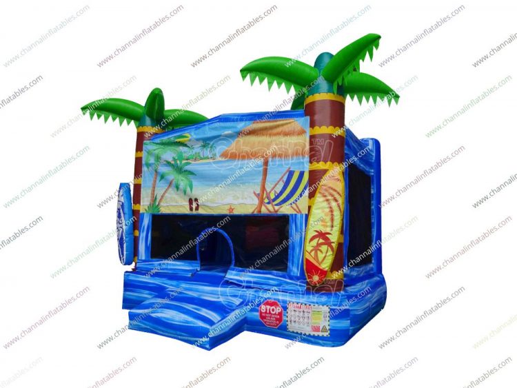 beach vacation inflatable bounce house