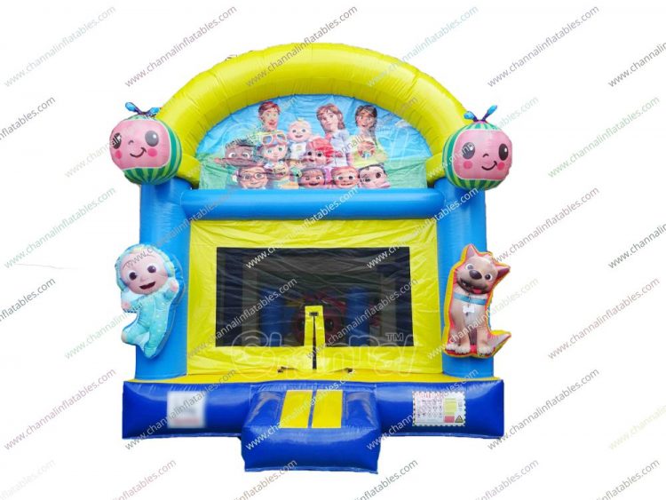 cocomelon inflatable bounce house