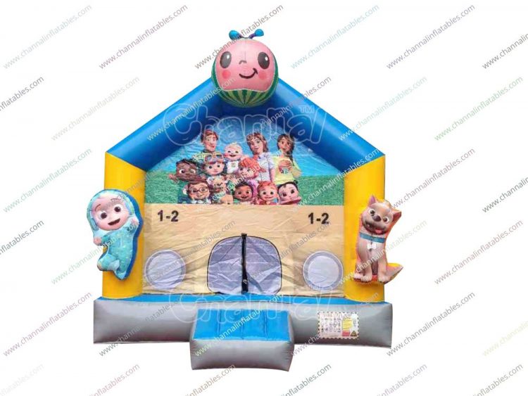 cocomelon inflatable bounce house