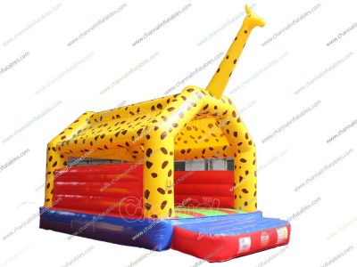inflatable giraffe theme bouncer