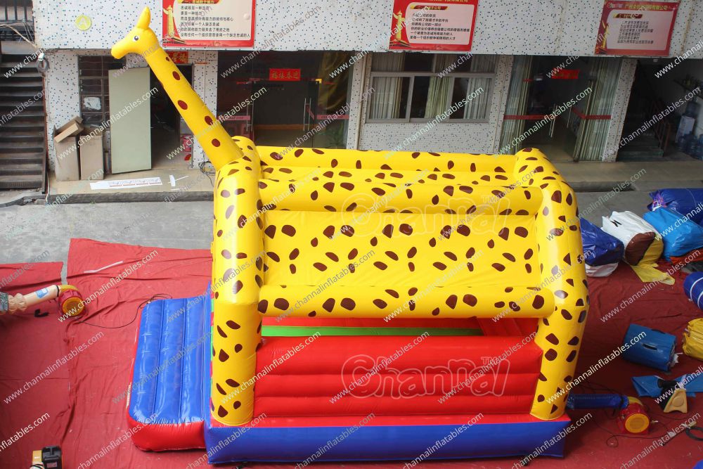 Inflatable Giraffe Bouncer Channal Inflatables