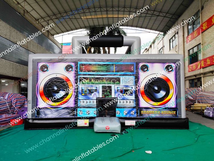 boombox inflatable bounce house