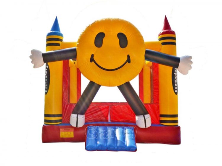 commercial inflatable crayon bounce house for sale for kids