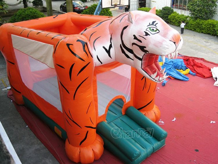 tiger inflatable bouncer for kids
