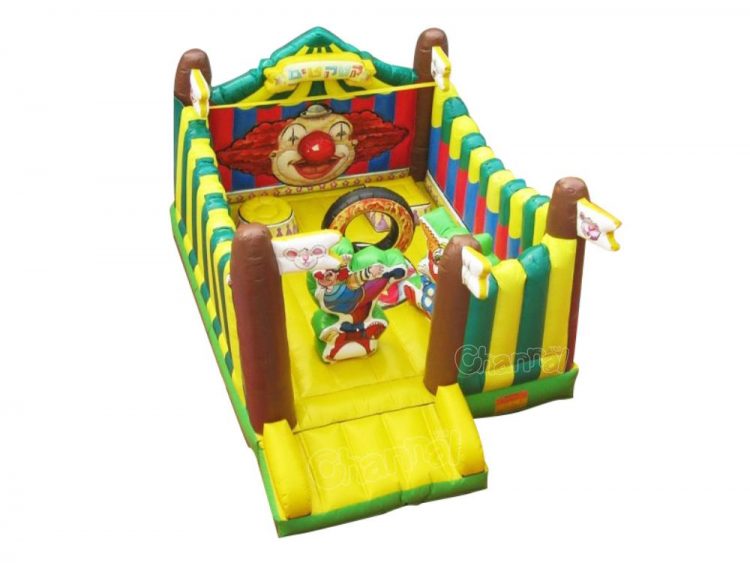 inflatable circus theme bouncer