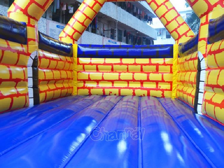 bounce floor of Camelot jump house