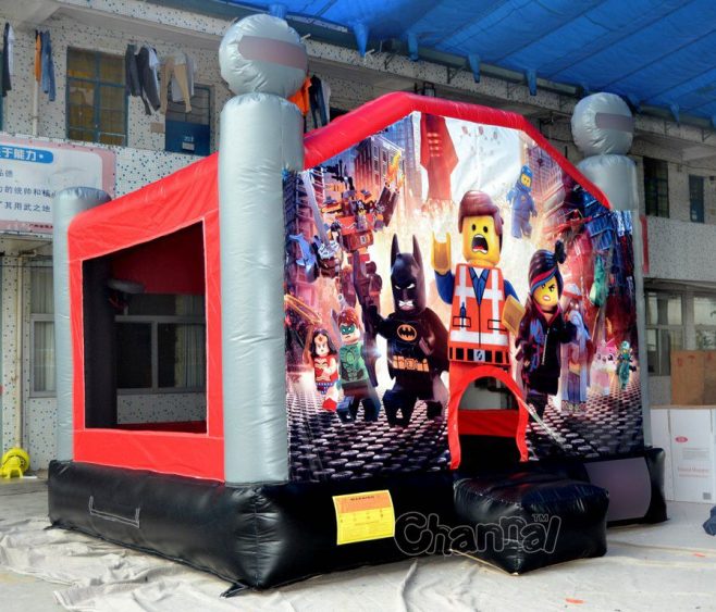 LEGO Movie Themed Bounce House Channal Inflatables