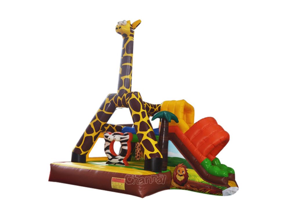 Giraffe Inflatable Combo Channal Inflatables