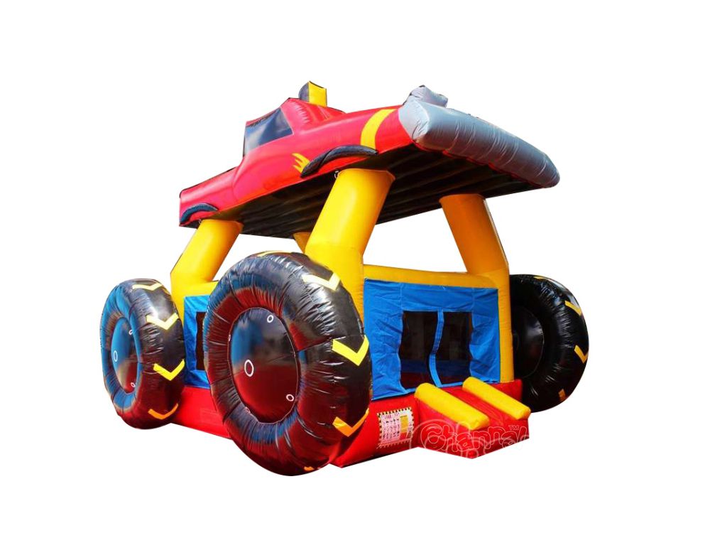 Red Monster Truck Bounce House For Sale Channal Inflatables