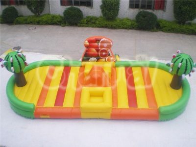 all fruits inflatable bungee run