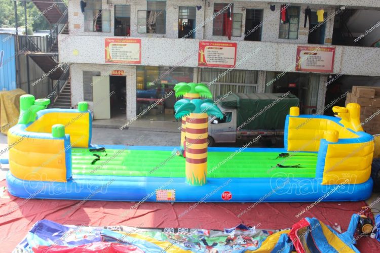 bungee run sports court