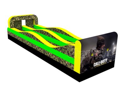 call of duty inflatable bungee run