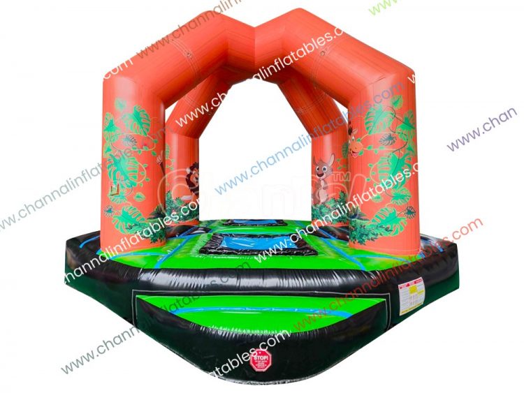 animal theme bungee jump inflatable