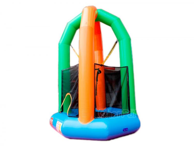 single inflatable bungee trampoline